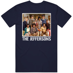 The Jeffersons Cast Photo 70s Retro Tv Show T Shirt