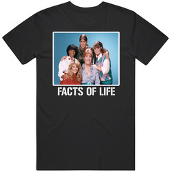 The Facts Of Life Cast 80s Retro Tv Show T Shirt