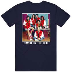 Saved By The Bell Cast Photo 90s Retro Tv Show T Shirt