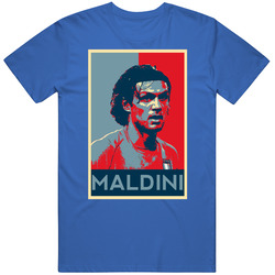 Paolo Maldini Italy Soccer Futbol Player Top 100 All Time Sports Fan T