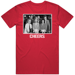 Cheers Cast Photo 80s Tv Show T Shirt