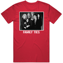 Family Ties Cast Photo 80s Tv Show T Shirt