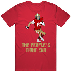 George Kittle San Francisco Football The People's Tight End Fan T