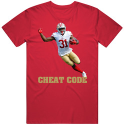 Raheem Mostert Cheat Code San Francisco Football Fan T Shirt