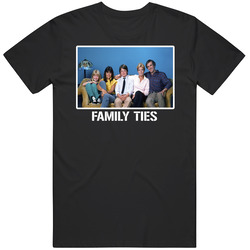 Family Ties Cast 80s Retro Tv Show T Shirt