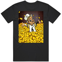 Devlin Duck Hodges Pittburgh Football Ducktales Parody Cartoon T Shirt