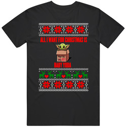 All I Want For Christmas Is Baby Yoda Star Wars Mandalorian Movie T Sh