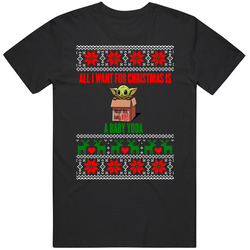 All I Want For Christmas Is A Baby Yoda Star Wars Mandalorian Gift T S