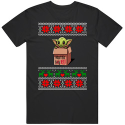 Baby Yoda Ugly Christmas Sweater Funny Star Wars Mandalorian Sci Fi T 