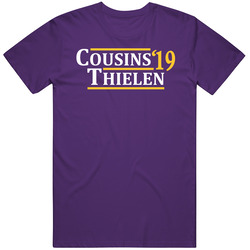 Kirk Cousins To Adam Thielen Minnesota Football 2019 T Shirt