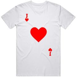 Jack Hearts Playing Card Halloween Costume Funny Cool T Shirt
