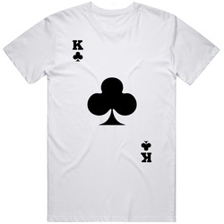 King Clubs Playing Card Halloween Costume Funny Cool T Shirt