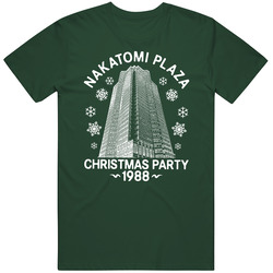 Nakatomi Plaza Christmas Party 1988 Funny Die Hard Cool T Shirt