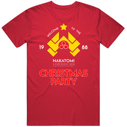 Nakatomi Plaza Christmas Party 1988 Die Hard Movie Cool T Shirt