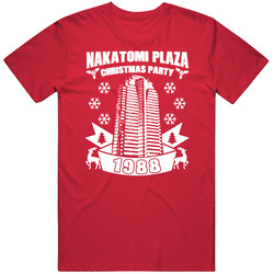 Nakatomi Plaza Christmas Party 1988 Die Hard T Shirt