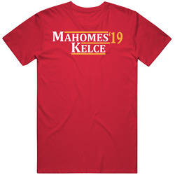 Patrick Mahomes To Travis Kelce Kansas City Football 2019 T Shirt