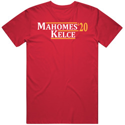 Patrick Mahomes To Travis Kelce Kansas City Football 2020 T Shirt