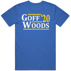 Jared Goff To Robert Woods Los Angeles Football 2020 T Shirt