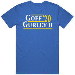 Jared Goff To Todd Gurley Ii Los Angeles Football 2020 T Shirt