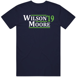 Russell Wilson To David Moore Seattle Football 2019 T Shirt