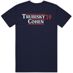 Mitchell Trubisky To Tarik Cohen Chicago Football 2019 T Shirt