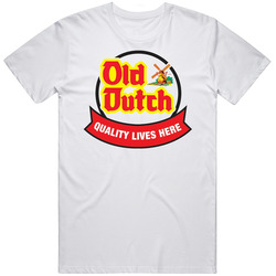 Old Dutch Potato Chips Snack Junk Food Fan T Shirt