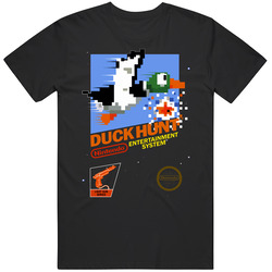 Duckhunt Nes Video Game Cover T Shirt