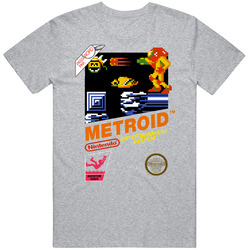 Metroid Nes Video Game Cover T Shirt