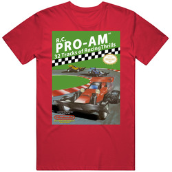 Rc Pro Am Nes Video Game Cover T Shirt