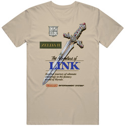 Zelda 2 The Adventure Of Link Video Game Cover T Shirt