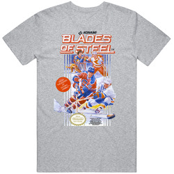 Blades Of Steel Nes Video Game Cover T Shirt