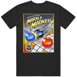 Marble Madness Nes Video Game Cover T Shirt
