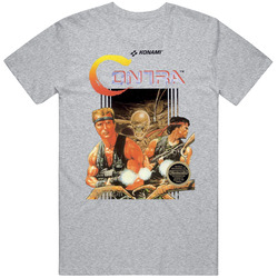 Contra Nes Video Game Cover T Shirt
