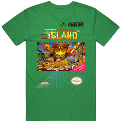 Adventure Island Nes Video Game Cover T Shirt