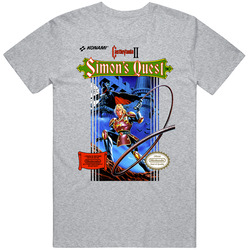 Castlevania Simon's Quest Nes Video Game Cover T Shirt