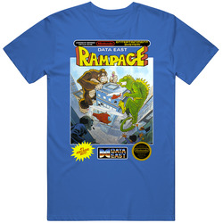 Rampage Nes Video Game Cover T Shirt