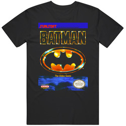 Batman Nes Video Game Cover T Shirt