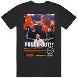Mike Tyson's Punch Out Video Game Cover T Shirt
