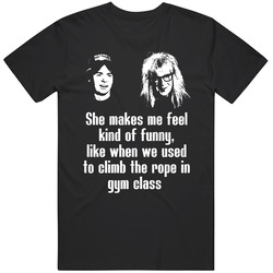 Wayne's World Movie Quote Gym Class Fan T Shirt