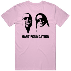 Hart Foundation Wresting Tag Team Cool 90s T Shirt