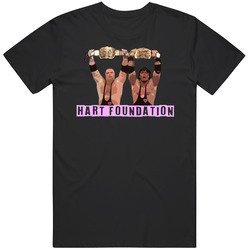 Hart Foundation Wresting Tag Team Cool T Shirt