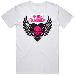 Hart Foundation Logo Wrestling Tag Team T Shirt