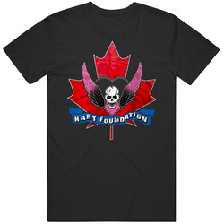 Hart Foundation Symbol Wrestling Tag Team T Shirt