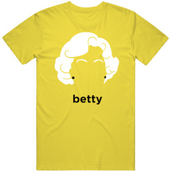 Betty White Silhouette Golden Girls Tv Show T Shirt
