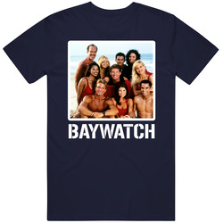 Baywatch Cast Photo Tv Show Fan T Shirt