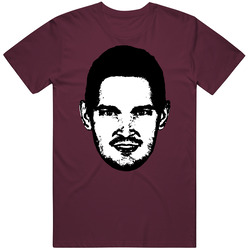 Michael Hutchinson Big Head Colorado Hockey Sports Fan T Shirt