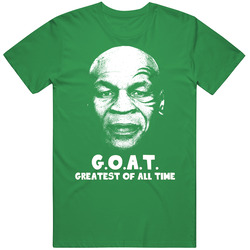 Mike Tyson Greatest Of All Time Goat Boxer Boxing Fan T Shirt