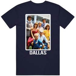 Dallas Cast 70s 80s Tv Show T Shirt