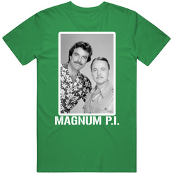 Magnum Pi Cast Photo 80s Tv Show T Shirt