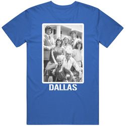 Dallas Cast Photo 70s 80s Tv Show T Shirt